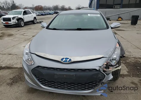 2015 Hyundai Sonata Hybrid из США, поврежденный, VIN KMHEC4A4XFA130422